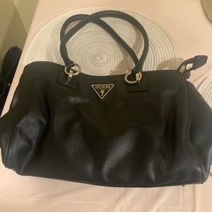 GUESS SATCHEL HANDBAG BLACK